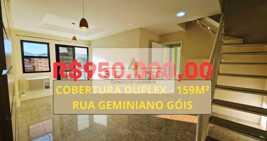 Condomínio four seasons residencial - cobertura duplex a venda na freguesia (jacarepaguá) - geminiano gois -  rio de janeiro - rj - 159m - 3 vagas