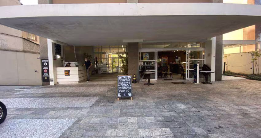 Sala comercial na Paulista com 32 m² vão livre e 1 vaga