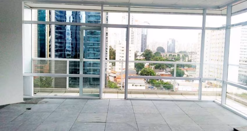 Sala  comercial para locação no Brooklin  Com 54m² de área útil e 2 vagas