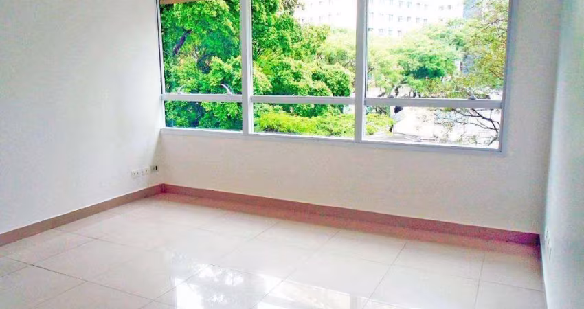 Sala comercial, com 33m² vão livre 1 vaga Paulista.