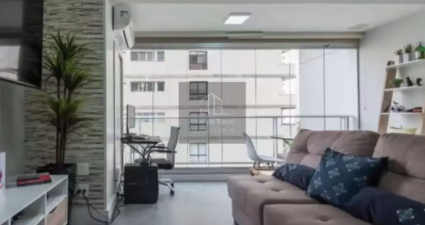 Kitnet com 1 dormitório para alugar, 36 m² - brooklin novo - são paulo/sp