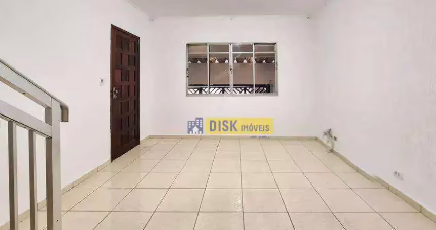 Sobrado com 2 dormitórios, quintal com churrasqueira e 2 vagas – 176 m² –  vila marchi, são bernardo do campo