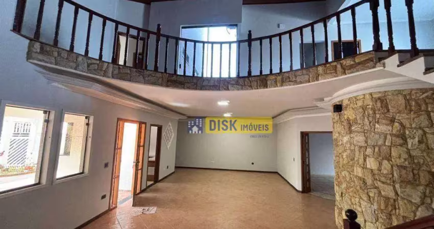Sobrado com 4 dormitórios, 354 m² - venda por r$ 1.700.000,00 ou aluguel por r$ 8.500,00/mês - parque dos pássaros - são bernardo do campo/sp