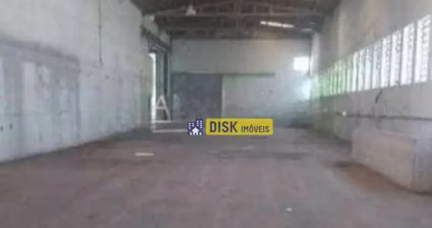 Galpão para alugar, 750 m² por r$ 17.083,33/ano - jardim jamaica - santo andré/sp