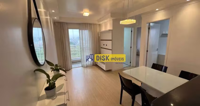 Apartamento com 2 dormitórios para alugar, 48 m² por r$ 2.695,00/mês - vila gonçalves - são bernardo do campo/sp