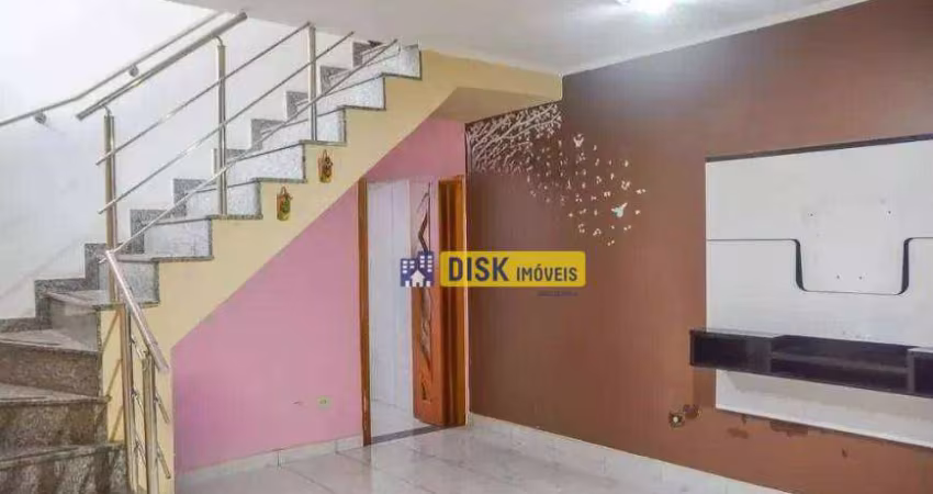 Sobrado com 2 dormitórios para alugar, 153 m² por R$ 4.426/mês - Vila Vivaldi - São Bernardo do Campo/SP