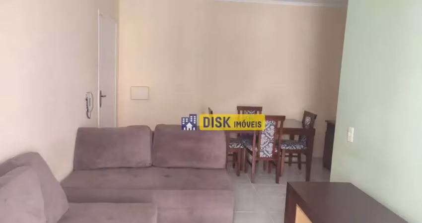 Apartamento mobiliado com 2 dormitórios e sacada – 55 m² – planalto, são bernardo do campo