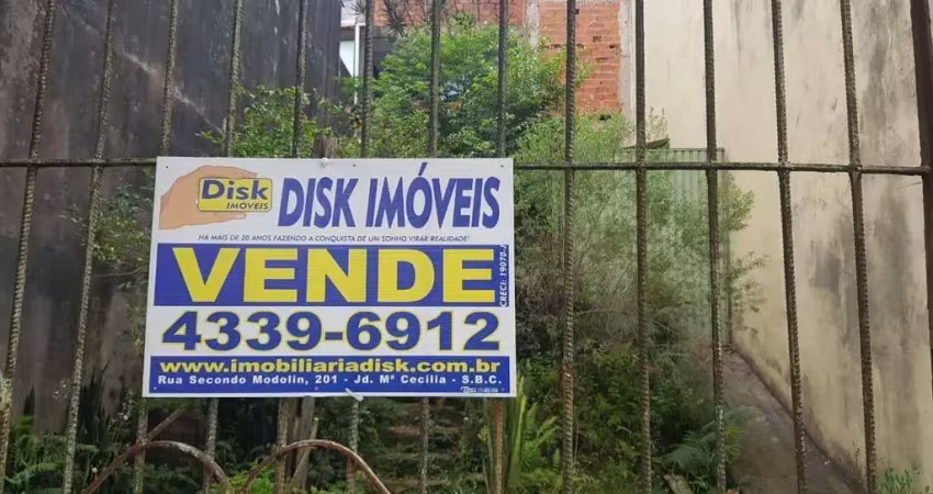 Terreno à venda, 158 m² por r$ 380.000,00 - jardim palermo - são bernardo do campo/sp
