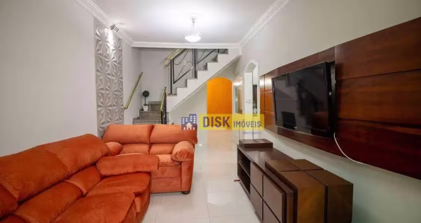 Sobrado com 3 dormitórios à venda, 210 m² por r$ 880.000,00 - jardim palermo - são bernardo do campo/sp