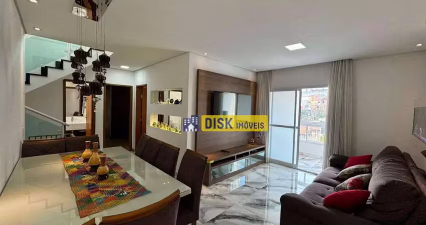 Cobertura à venda, 176 m² por r$ 850.000,00 - vila gonçalves - são bernardo do campo/sp