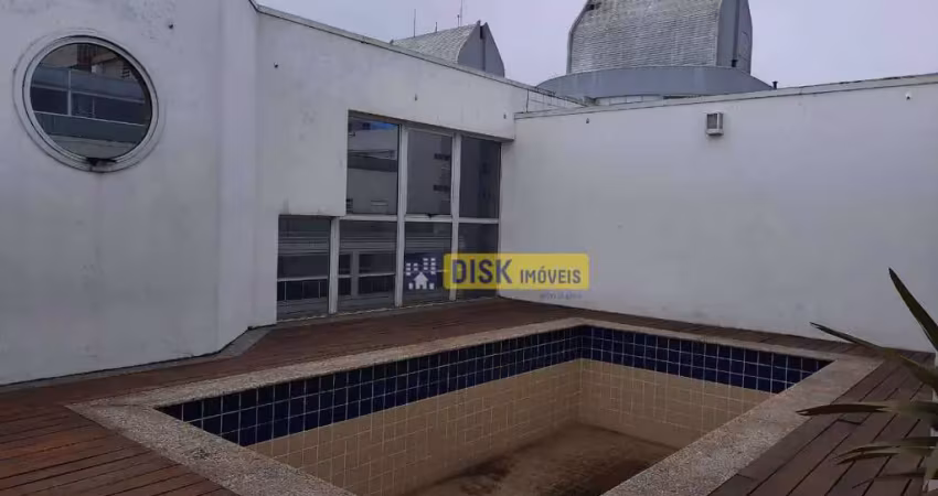 Cobertura com 3 dormitórios à venda, 184 m² por r$ 1.550.000,00 - centro - são bernardo do campo/sp