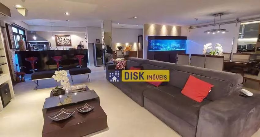 Cobertura com 4 dormitórios à venda, 260 m² por r$ 1.850.000,00 - centro - são bernardo do campo/sp