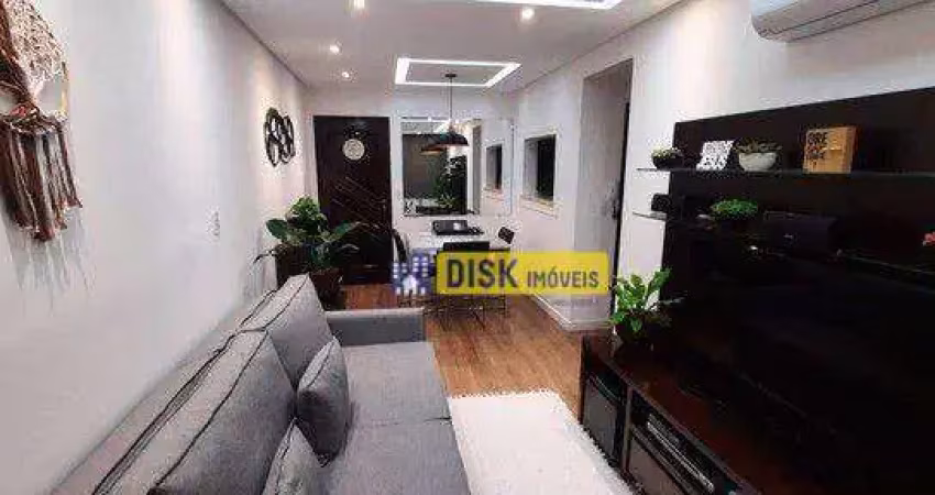 Apartamento com 2 dormitórios à venda, 56 m² por r$ 330.000,00 - jardim irajá - são bernardo do campo/sp