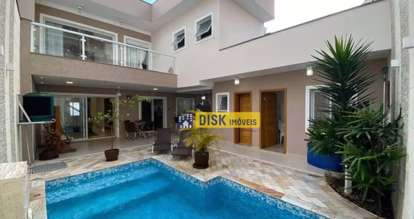 Sobrado com 3 dormitórios à venda, 285 m² por r$ 3.000.000,00 - vila euclides - são bernardo do campo/sp