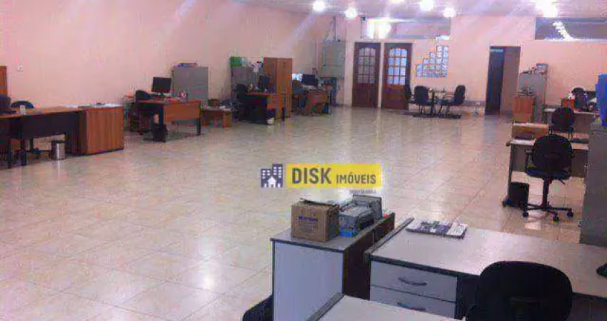Sala para alugar, 240 m² por r$ 8.250,00/mês - baeta neves - são bernardo do campo/sp