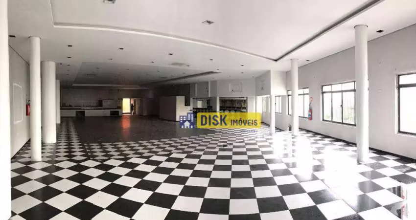 Salão para alugar, 600 m² por r$ 7.600,00/mês - rudge ramos - são bernardo do campo/sp