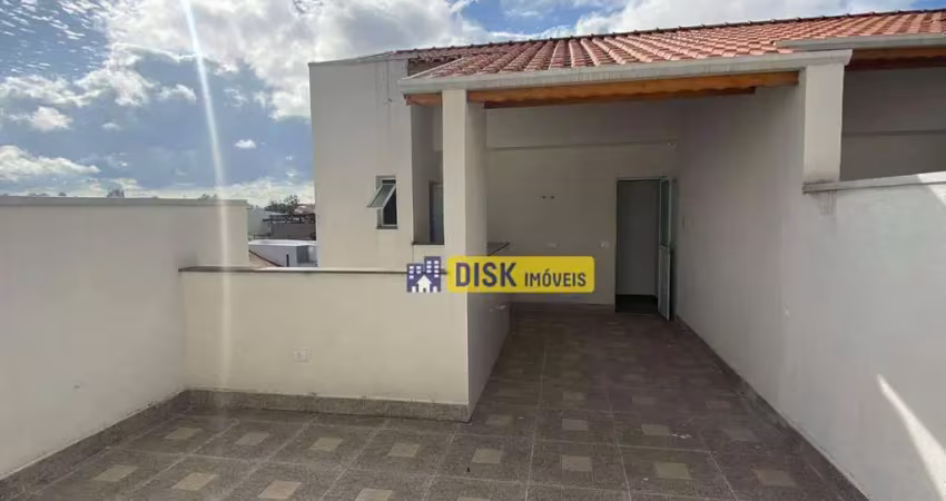 Cobertura com 2 dormitórios à venda, 86 m² por r$ 395.000,00 - vila scarpelli - santo andré/sp