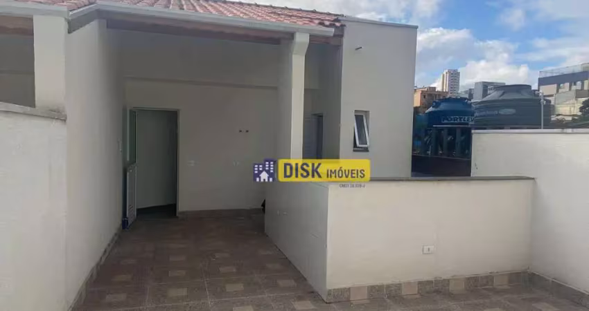 Cobertura com 2 dormitórios à venda, 76 m² por r$ 375.000,00 - vila scarpelli - santo andré/sp