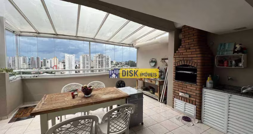Cobertura com 3 dormitórios à venda, 167 m² por r$ 1.100.000,00 - jardim nova petrópolis - são bernardo do campo/sp