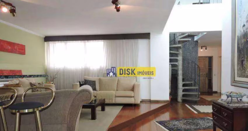 Cobertura com 3 dormitórios à venda, 222 m² por r$ 1.600.000 - jardim maria cecília - são bernardo do campo/sp