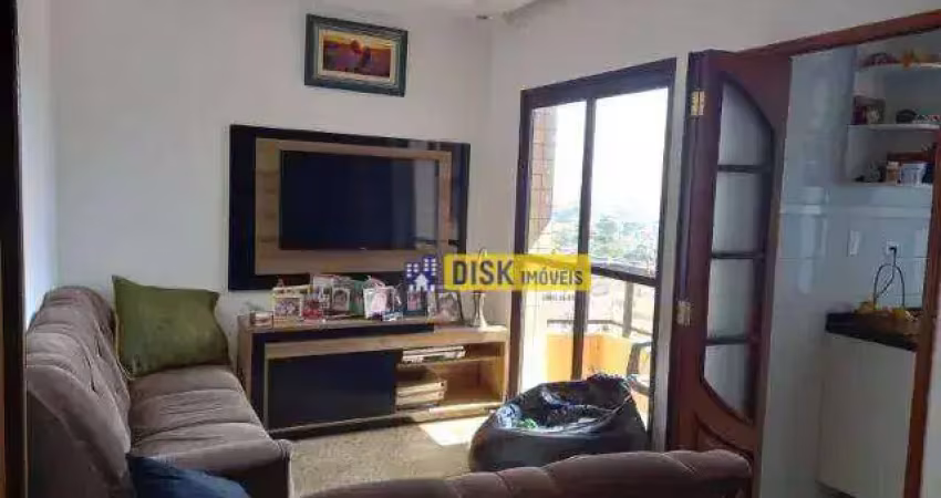 Apartamento com 3 dormitórios à venda, 83 m² por r$ 525.000 - vila scarpelli - santo andré/sp