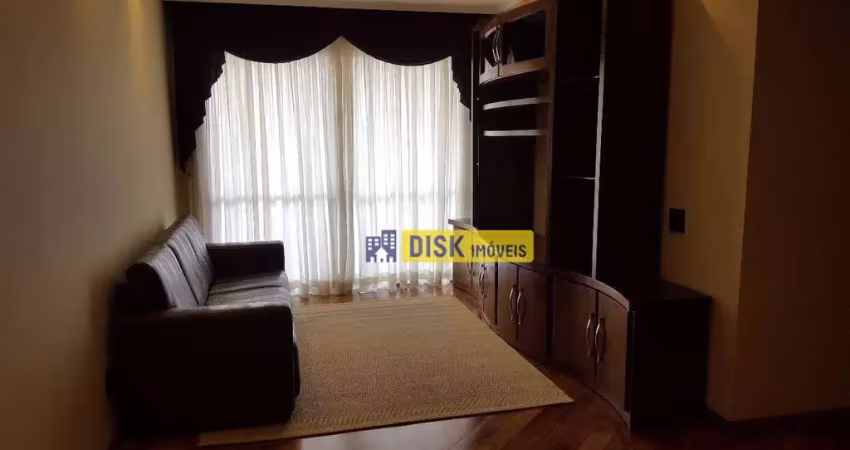 Apartamento com 3 dormitórios para alugar, 100 m² por r$ 6.060,00/mês - vila bastos - santo andré/sp