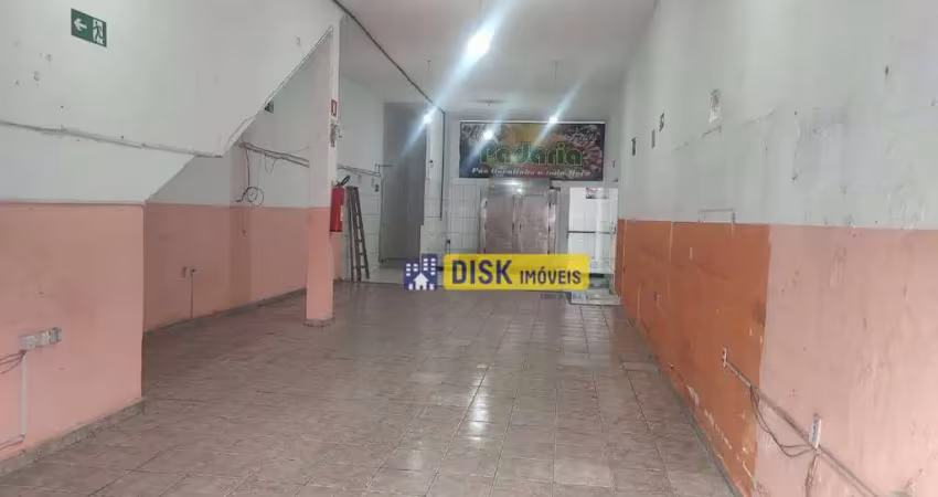 Salão para alugar, 140 m² por r$ 3.830,00/mês - jardim stella - santo andré/sp