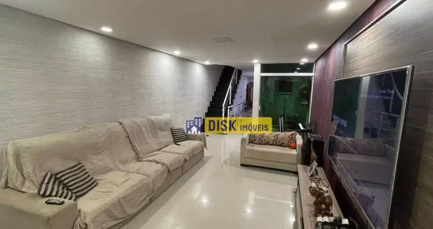 Sobrado com 3 dormitórios à venda, 250 m² por r$ 990.000,00 - vila assunção - santo andré/sp