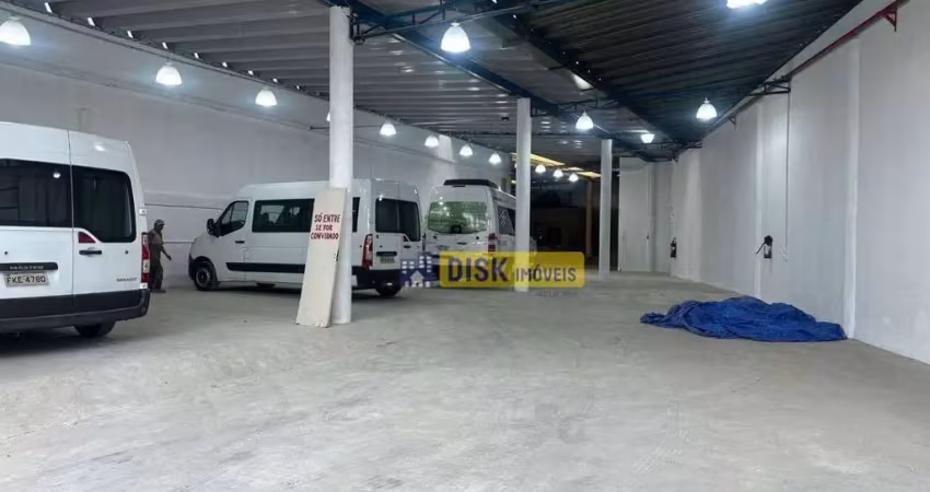 Galpão para alugar, 863 m² por r$ 17.700,00/mês - paraíso - santo andré/sp