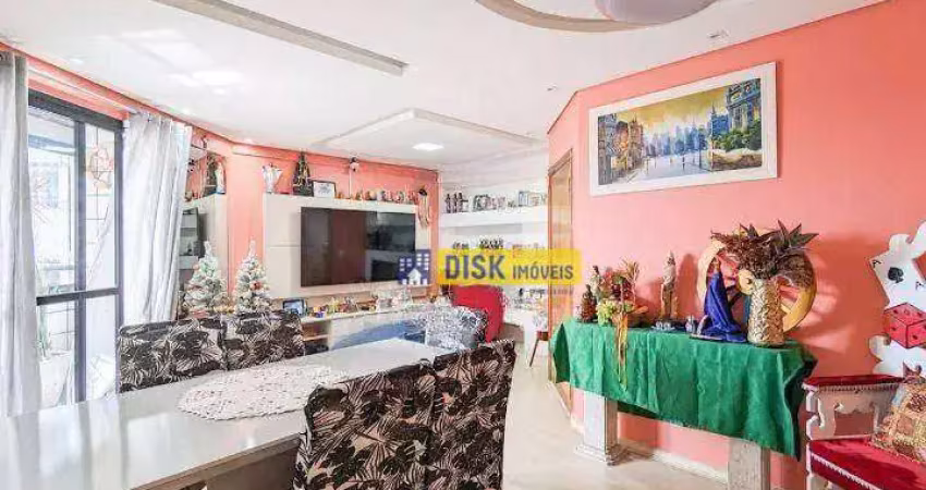 Amplo apto 150m² com 5 dorms (2 suítes), 2 vagas e lazer completo – baeta neves, sbc