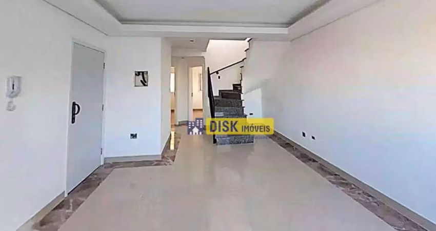 Cobertura com 3 dormitórios à venda, 107 m² por r$ 555.000,00 - campestre - santo andré/sp