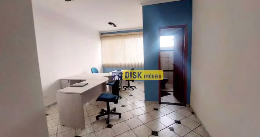 Sala para alugar, 35 m² por r$ 1.250/mês - jardim do mar - são bernardo do campo/sp