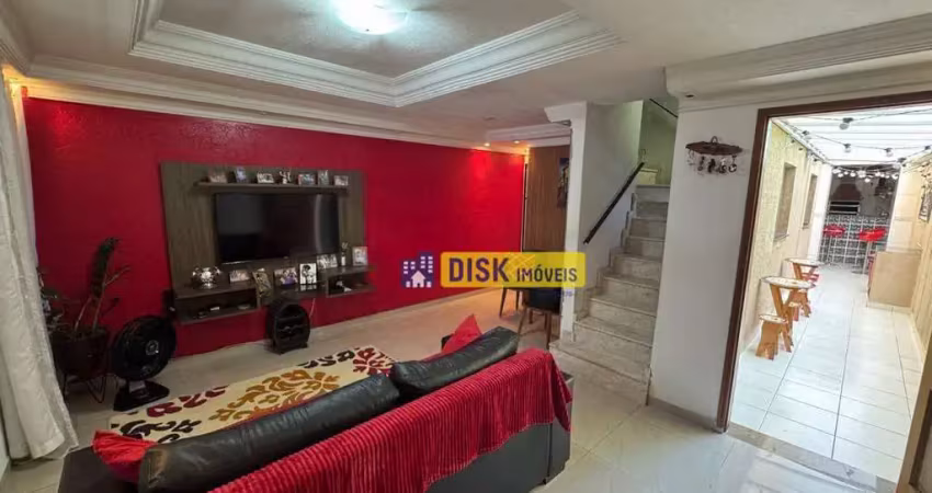Sobrado com 4 dormitórios à venda, 160 m² por r$ 650.000,00 - jardim calux - são bernardo do campo/sp