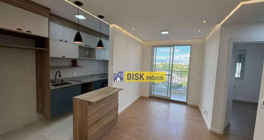 Apartamento com 2 dormitórios para alugar, 52 m² por r$ 3.950,00/mês - rudge ramos - são bernardo do campo/sp