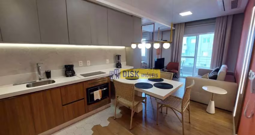Apartamento com 1 dormitório à venda, 51 m² por r$ 590.000,00 - jardim três marias - são bernardo do campo/sp