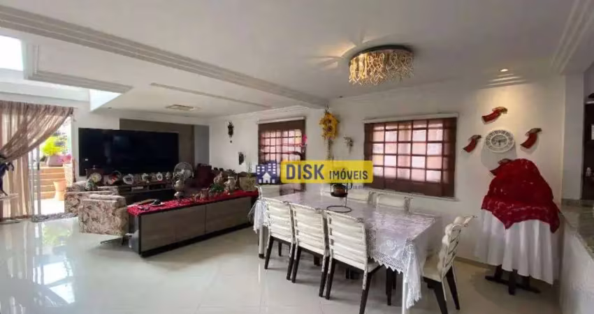 Cobertura com 4 dormitórios para alugar, 350 m² por r$ 12.000,00/mês - jardim - santo andré/sp