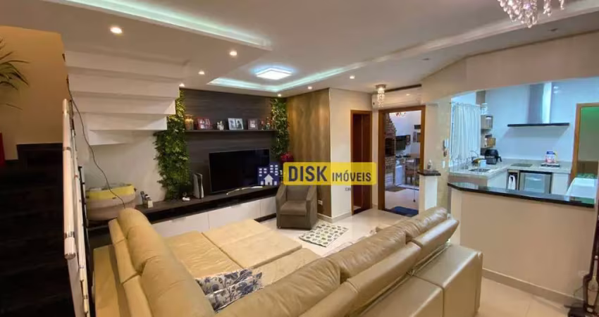 Sobrado com 3 dormitórios à venda, 165 m² por r$ 890.000 - assunção - são bernardo do campo/sp