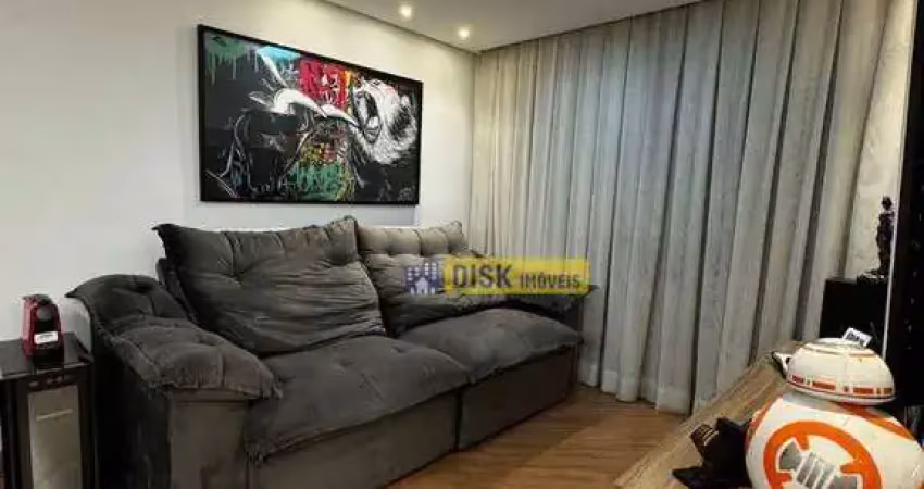 Apartamento com 3 dormitórios, suíte e varanda gourmet – 84 m² – vila dayse – são bernardo do campo