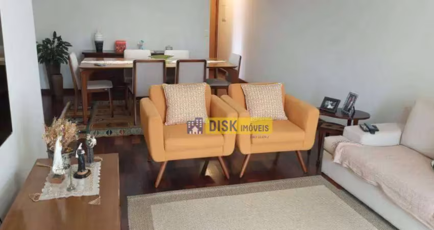 Apartamento amplo com 3 dormitórios e 2 vagas no centro de são bernardo do campo