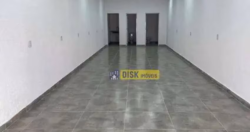 Salão para alugar, 100 m² por r$ 4.820,00/mês - rudge ramos - são bernardo do campo/sp