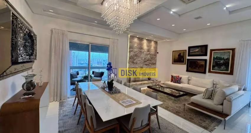 Cobertura de alto padrão com 4 suítes, terraço gourmet e 6 vagas – condomínio splendor, jardim do mar – são bernardo do campo