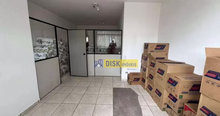 Sala comercial com divisórias – 20 m² – bairro demarchi, são bernardo do campo