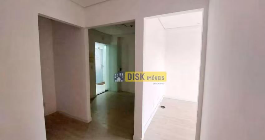 Sala comercial para alugar com 39 m² – moderna, com sacada e infraestrutura completa – rudge ramos, são bernardo do campo