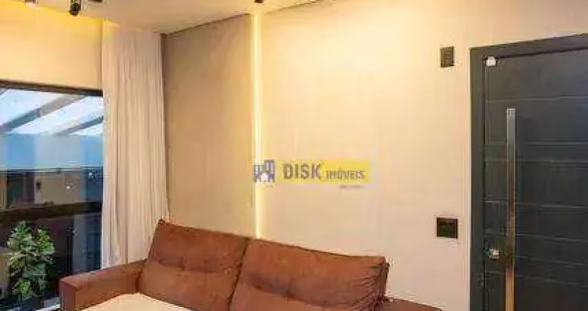Sobrado com 2 dormitórios, quintal e 2 vagas – 155 m² – bairro assunção, são bernardo do campo