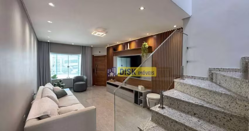 Sobrado com 3 dormitórios à venda, 198 m² por r$ 1.475.000,00 - demarchi - são bernardo do campo/sp