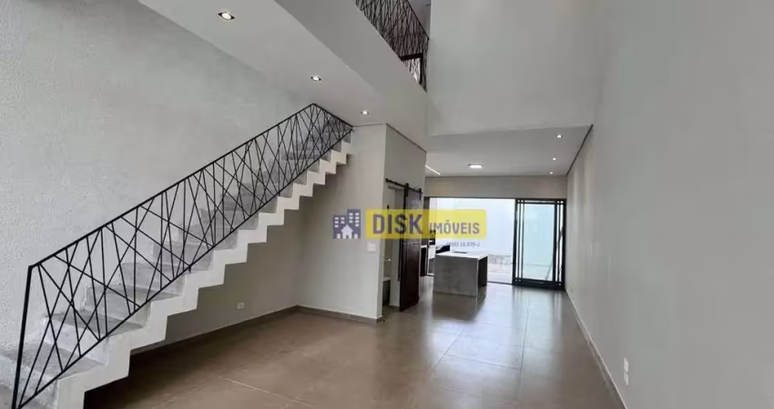 Sobrado moderno com 3 dormitórios, suíte e espaço gourmet – bairro assunção – são bernardo do campo