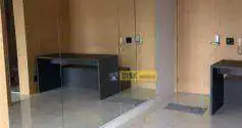 Apartamento studio semi-mobiliado com lazer completo  – centro de são bernardo do campo