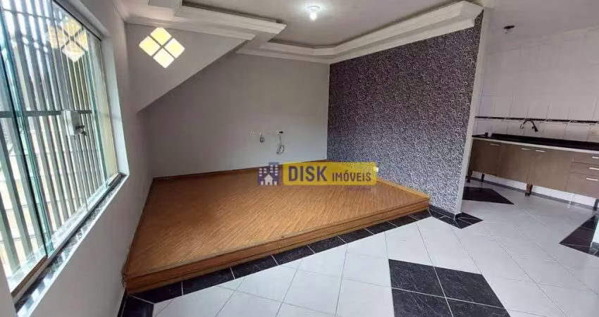 Casa com 2 dormitórios para alugar, 120 m² por r$ 2.400,00/mês - jardim las vegas - santo andré/sp