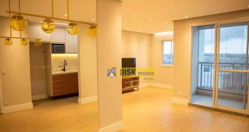 Apartamento com 3 dormitórios à venda, 70 m² por r$ 700.000 - rudge ramos - são bernardo do campo/sp