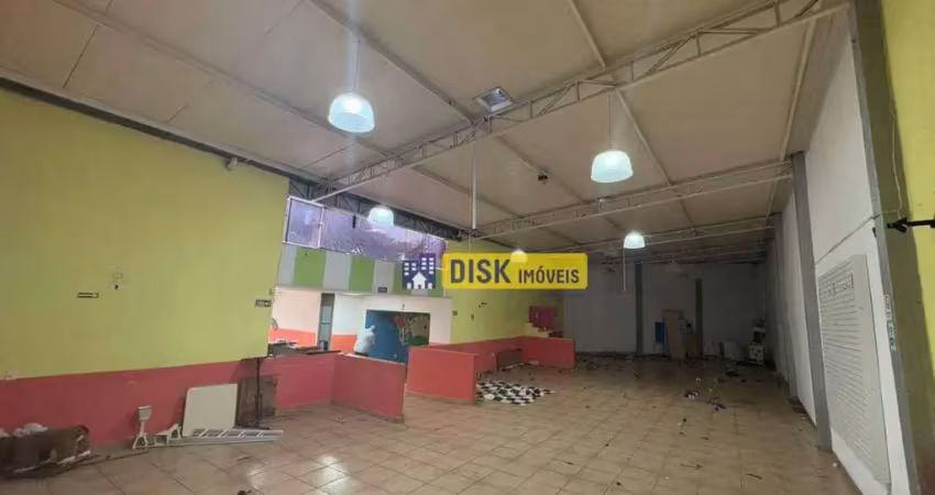 Salão comercial com escritório e 3 vagas – centro de são bernardo do campo
